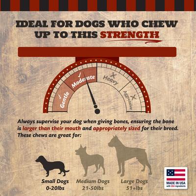 Show full view: The Country Butcher Beef Rib Bone Natural Dog Treats, Small, 8 count  slide 5 of 9