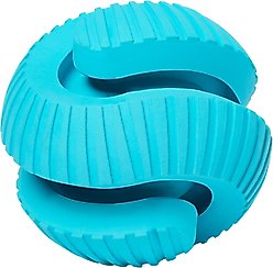 Frisco Fetch Spiral Textured Rubber Ball Dog Toy, Medium