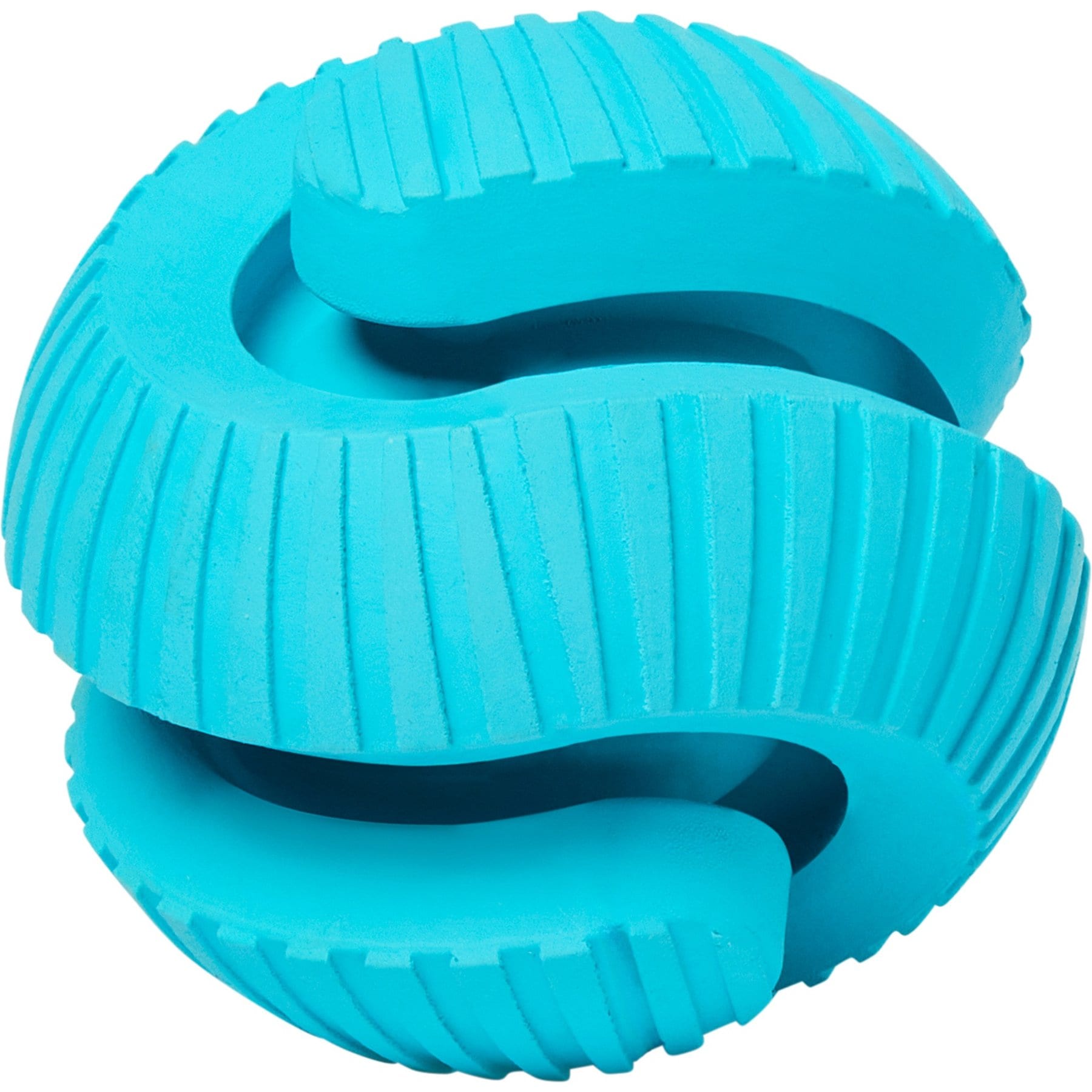 Frisco Fetch Spiral Textured Rubber Ball Dog Toy, Medium