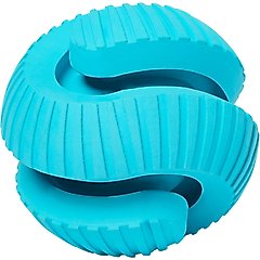 Frisco Fetch Spiral Textured Rubber Ball Dog Toy, Medium