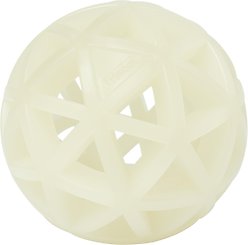Frisco Fetch Glow in the Dark TPR Lattice Ball Dog Toy, Small/Medium