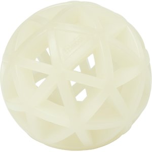 Frisco Fetch Glow in the Dark TPR Lattice Ball Dog Toy, Small/Medium