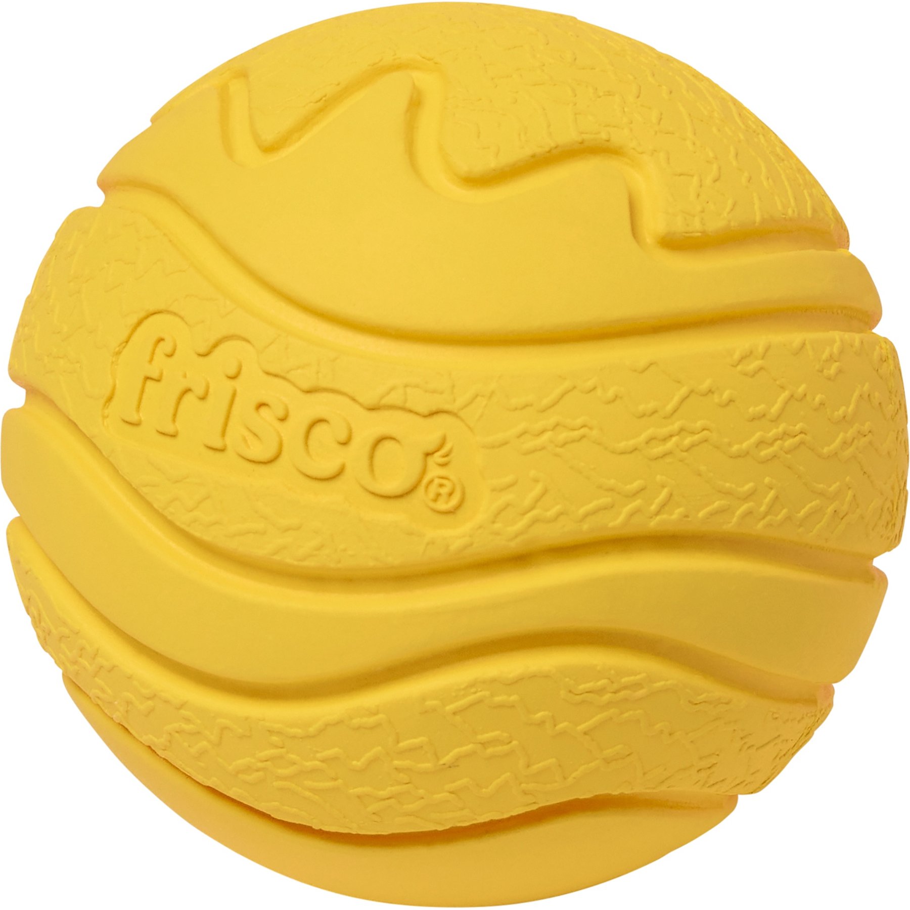 Frisco Fetch Floating Rubber Ball Dog Toy, Medium
