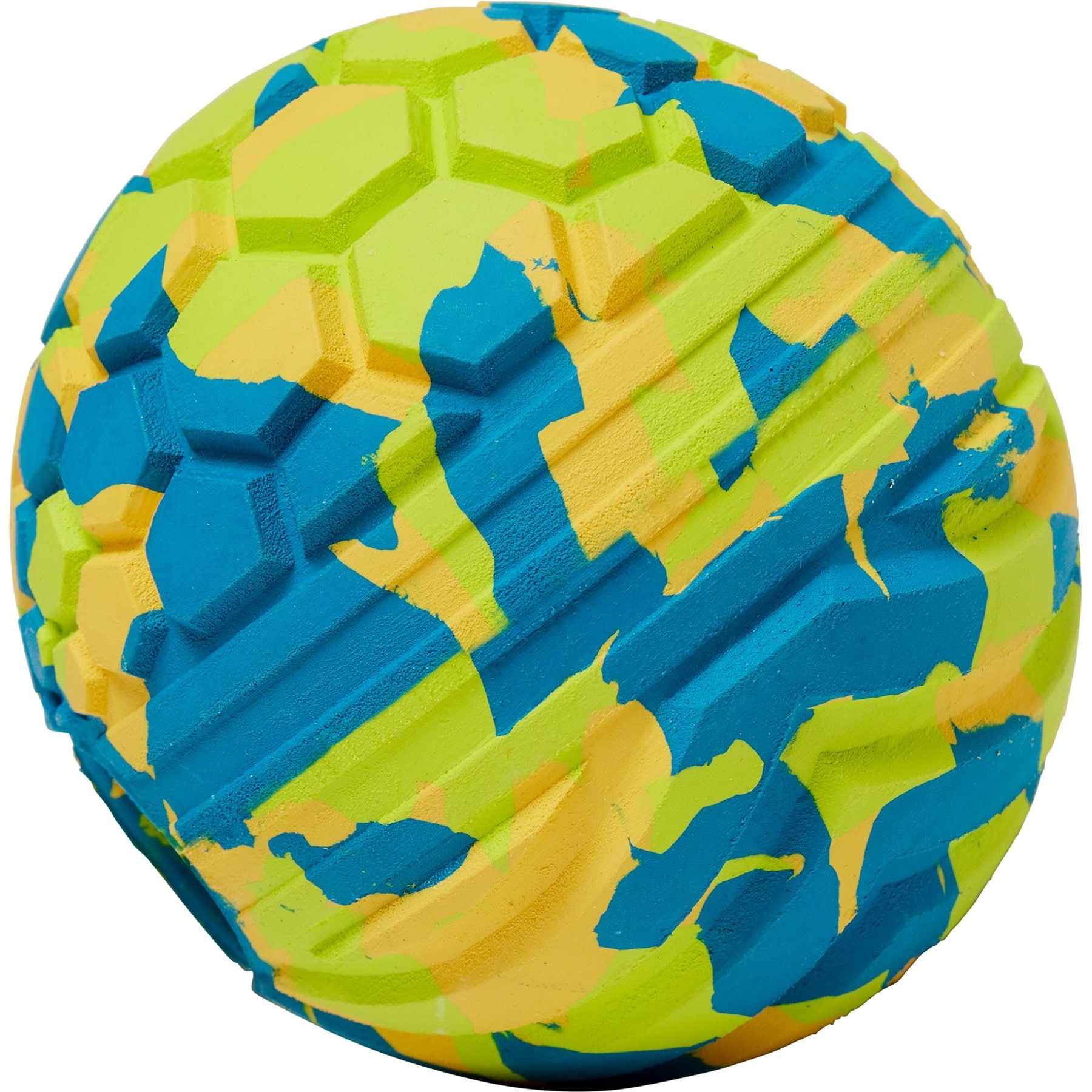 Frisco Fetch Tough Textured Rubber Ball Dog Toy, Medium