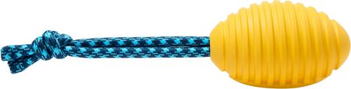 Show full view: Frisco Tug & Fetch Rubber & Rope Football Dog Toy, Medium/Large slide 4 of 11