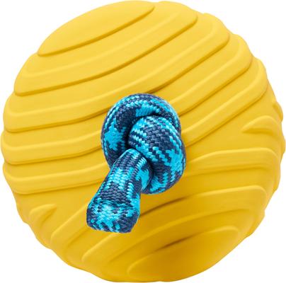 Show full view: Frisco Tug & Fetch Rubber Disc with Double Knot Rope Dog Toy, Small/Medium slide 3 of 10