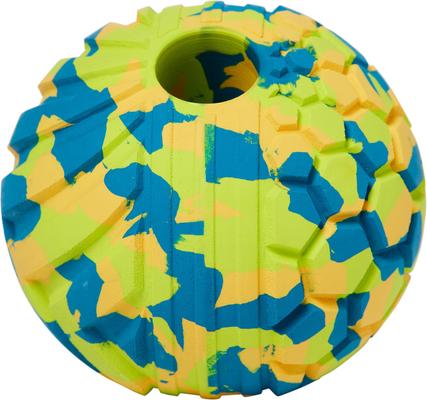 Show full view: Frisco Fetch Tough Textured Rubber Ball Dog Toy, Medium slide 4 of 10