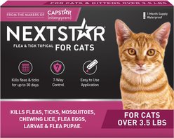 NextStar Fast Acting Cat Flea & Tick Treatment, 1 dose