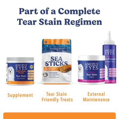 Show full view: Angels' Eyes Sea Sticks Tear Stain Friendly Adult Crunchy Dog Treats, Medium, 12 count slide 8 of 11