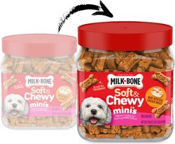 Milk-Bone Soft & Chewy Minis Made with Real Chicken Soft & Chewy Dog Treats, 18-oz canister slide 2 of 7