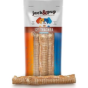Jack & Pup Beef Trachea 12-in Dog Treats, 6 count
