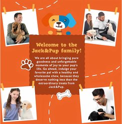 Jack & Pup 12-inch Beef Braided Collagen Sticks Dog Chews, 8 count slide 2 of 7