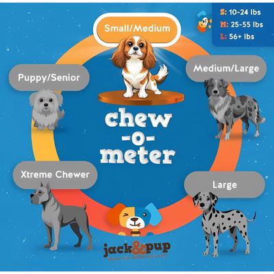 Show full view: Jack & Pup 6-inch Twisted Beef Bully Stick Dog Chews, 25 count slide 6 of 8