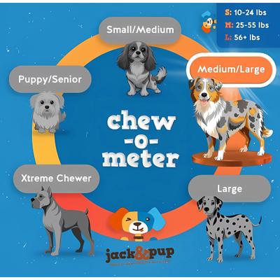 Show full view: Jack & Pup Odor Free 4-inch Beef Bully Stick Ring Dog Chews, 8 count slide 6 of 7