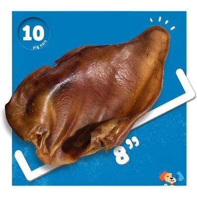 Show full view: Jack & Pup Whole Pig Ear Dog Chews, 10 count slide 5 of 8