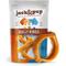 Show in main carousel: Jack & Pup Odor Free 4-inch Beef Bully Stick Ring Dog Chews, 8 count slide 1 of 7