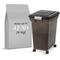 Show in main carousel: IRIS WeatherPro Airtight Attachable Wheels Dog, Cat & Bird Food Storage Container, Smoke/Black, 45-lb slide 1 of 13