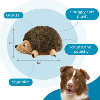 Show full view: Outward Hound HedgehogZ Squeaky Plush Dog Toy, Large slide 3 of 10