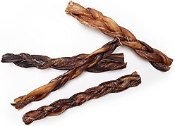 Jack & Pup Odor Free 12-inch Braided Beef Bully Stick Dog Chews, 3 count slide 2 of 7
