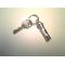 Show in main carousel: The Key Chain Urn Company Dog Bone Design Keepsake Urn, Silver/Black slide 5 of 9