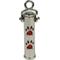 Show in main carousel: The Key Chain Urn Company Paw Print Design Keepsake Urn, Silver/Red slide 1 of 9