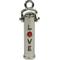 Show in main carousel: The Key Chain Urn Company Love Design Keepsake Urn, Silver/Red slide 1 of 9