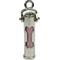 Show in main carousel: The Key Chain Urn Company Dog Bone Design Keepsake Urn, Silver/Pink slide 1 of 9