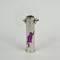 Show in main carousel: The Key Chain Urn Company Cat Design Keepsake Urn, Silver/Purple slide 1 of 9