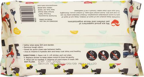 Show full view: Precious Tails On-the-Go Dog Grooming Wipes, Coconut Aloe Scented, 120 count slide 4 of 4