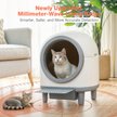 Show in main carousel: Aoruefar Open-Top Self Cleaning Cat Litter Box, White slide 4 of 9