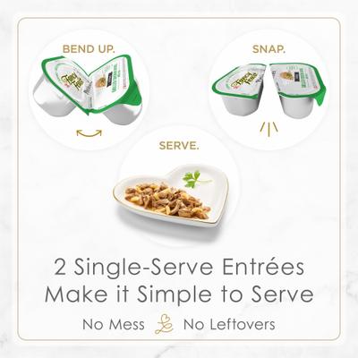 Show full view: Fancy Feast Gourmet Petites Gravy Collection Variety Pack Wet Cat Food, 48 servings, 2.8-oz tray, case of 24 slide 5 of 11