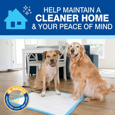 Show full view: Wee-Wee Pads Superior Performance with Runoff Edge Guard Dog Pee Pads, X-Large, 28 x 34-in, 75 count slide 4 of 14