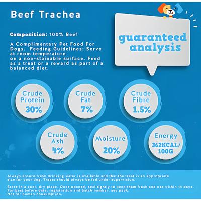 Show full view: Jack & Pup 6-inch Beef Trachea Dog Chews, 1 count slide 4 of 8