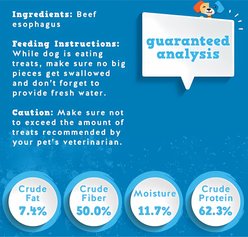 Jack & Pup 6-inch Beef Trachea Dog Chews, 10 count slide 2 of 5