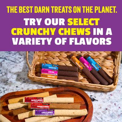 Show full view: Etta Says! 7" Select Hide-Free Liver Recipe Crunchy Dog Chews slide 8 of 9