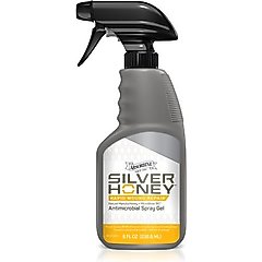 Silver Honey Rapid Wound Repair Antimicrobial Horse Spray Gel, 8-fl oz bottle