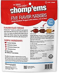 Chomp'ems Five Flavor Kabobs Dog Treats, 24 count slide 2 of 7