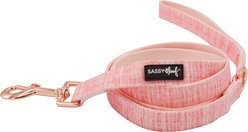 Sassy Woof Fabric Dog Leash, Dolce Rose