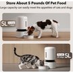 Show in main carousel: Petlibro Granary WIFI 2.4g & 5G Automatic Cat & Dog Feeder + 3 Pet Food Desiccant Bags, White, 5-L slide 6 of 11