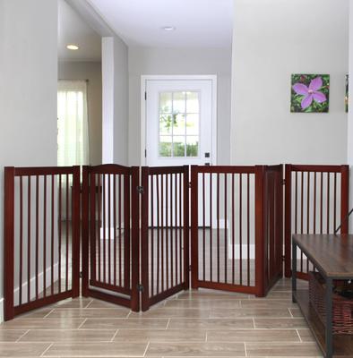 Show full view: Primetime Petz 360 Configurable Gate Extension Kit, Walnut, 36-in slide 2 of 4