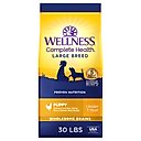 Wellness Large Breed Complete Health Puppy Deboned Chicken, Brown Rice & Salmon Meal Recipe Dry Dog Food, 30-lb bag