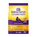 Wellness Complete Health Puppy Deboned Chicken, Oatmeal & Salmon Meal Recipe Dry Dog Food, 15-lb bag