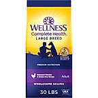 Wellness Large Breed Complete Health Adult Deboned Chicken & Brown Rice Recipe Dry Dog Food, 30-lb bag
