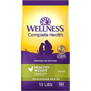 Wellness Complete Health Healthy Weight Deboned Chicken & Peas Recipe Dry Dog Food, 13-lb bag