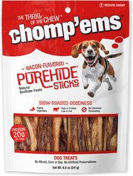 Chomp'ems Purehide Sticks Dog Treats, 8.5-oz bag
