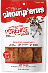 Chomp'ems Purehide Bars Dog Treats, 6.35-oz bag