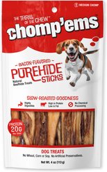 Chomp'ems Purehide Sticks Dog Treats, 4-oz bag