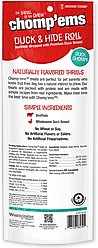 Chomp'ems Premium Beefhide Stick Duck Dog Treats, 4.2-oz bag slide 2 of 7