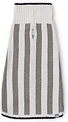 Barefoot Dreams CozyChic Cotton Classic Stripe Dog Sweater, Eucalyptus/Cream, Large slide 2 of 5