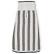 Show in main carousel: Barefoot Dreams CozyChic Cotton Classic Stripe Dog Sweater, Eucalyptus/Cream, X-Large slide 4 of 5